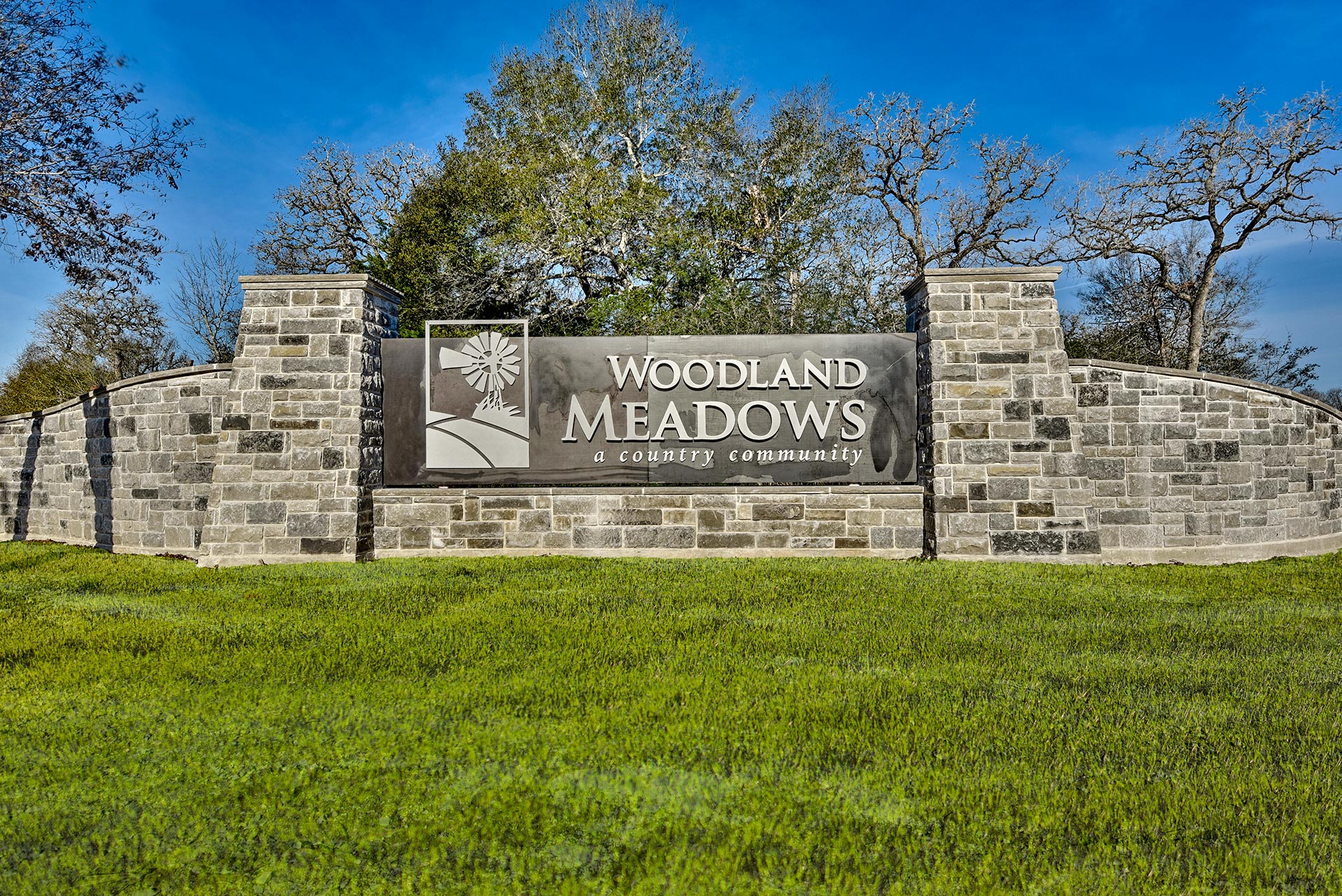 Woodland Meadows Community Sign